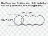 Wabengrill Kühlergrill Grill Schwarz für AUDI A4 S4 B9 Limo Avant S-Line 2015-2019